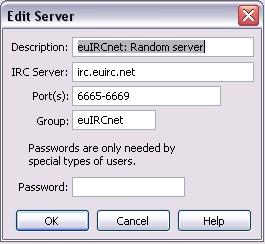 Edit Server